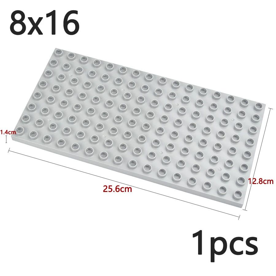 image-Duop Big Double-Sided Baseplates for Kids - 4 Sizes