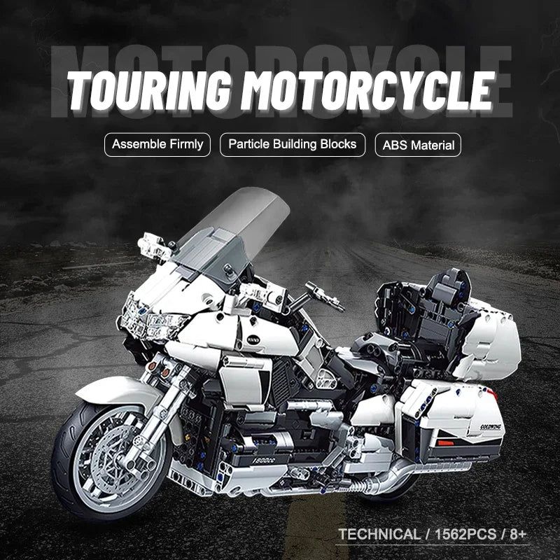 image-Yangkili Motorcycle Building Blocks - ABS Educational Model