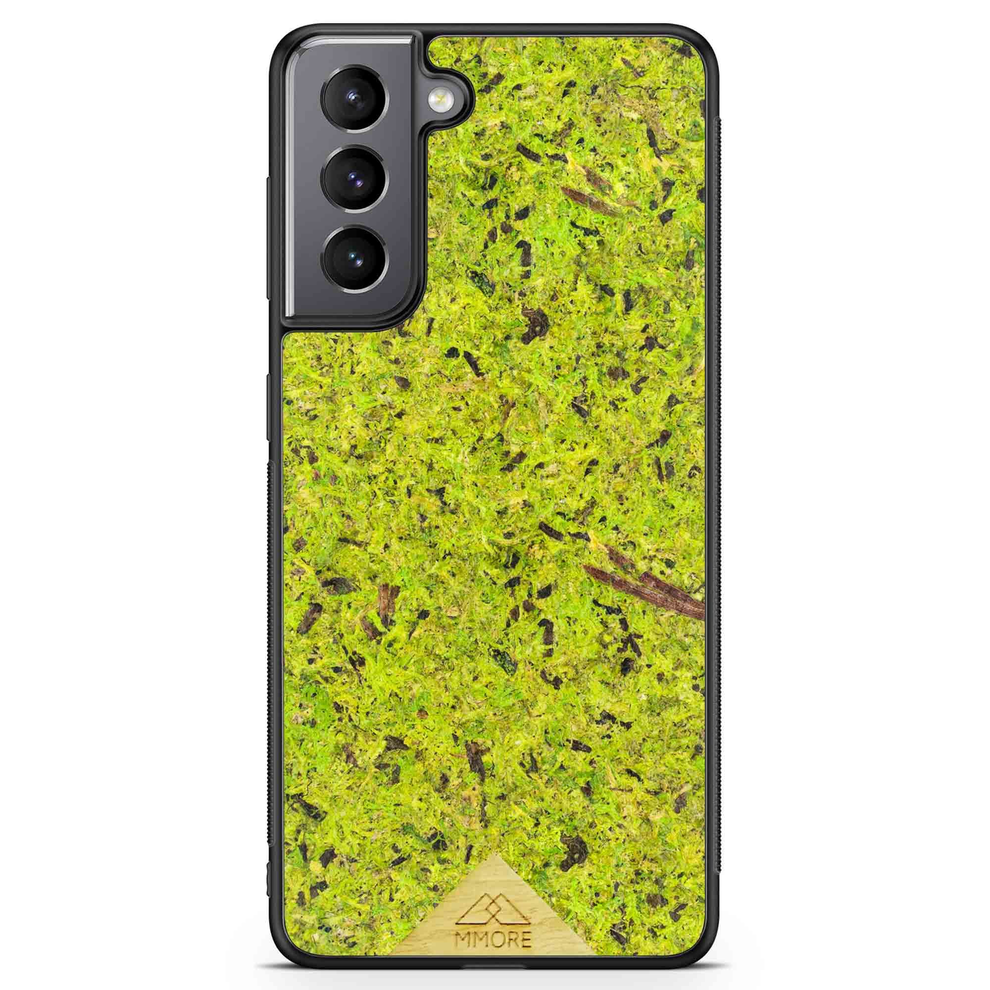 image-Organic Forest Moss Phone Case - Natural Sustainable Texture
