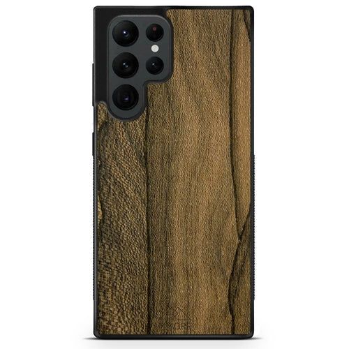 image-Ziricote Wood Phone Case - Handmade Slim Wooden Cover 