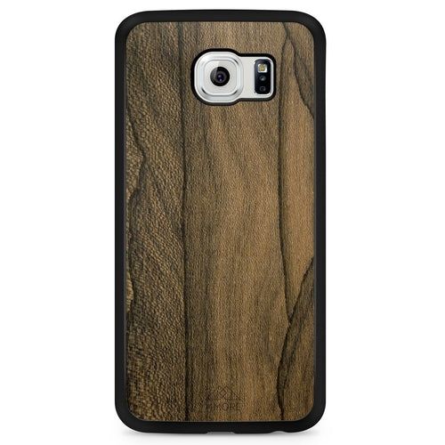 image-Ziricote Wood Phone Case - Handmade Slim Wooden Cover 