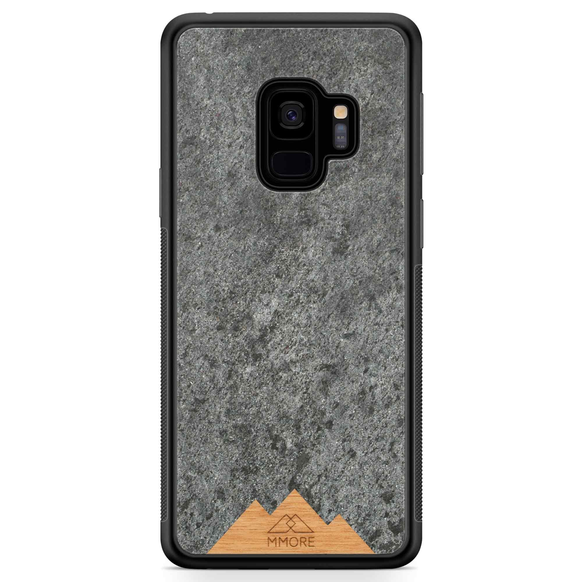 image-Mountain Stone Phone Case - Grey Sparkly Natural Stone Case