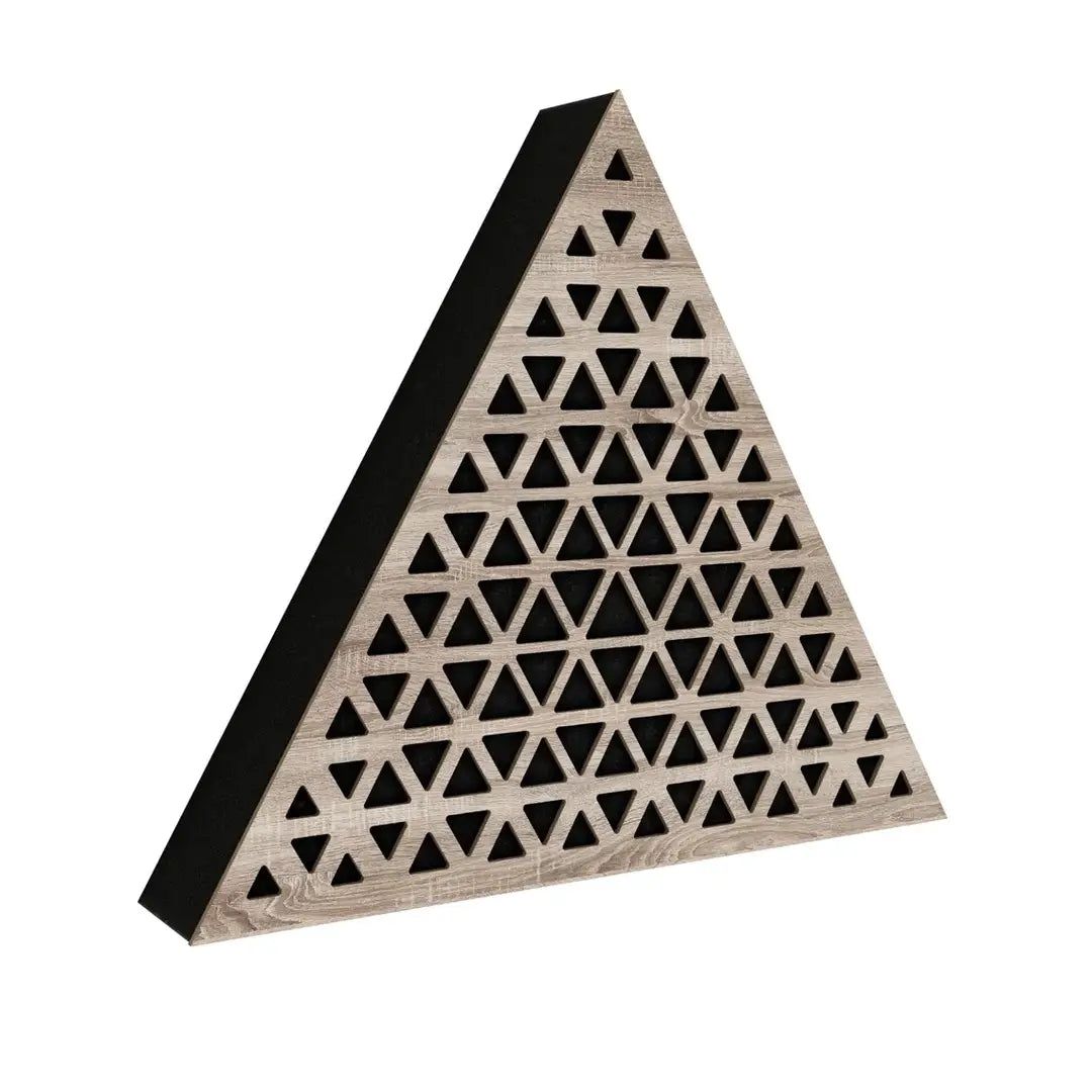 image-Triangle Acoustic Wood Wall Panels - Sound Absorbing MDF 3D