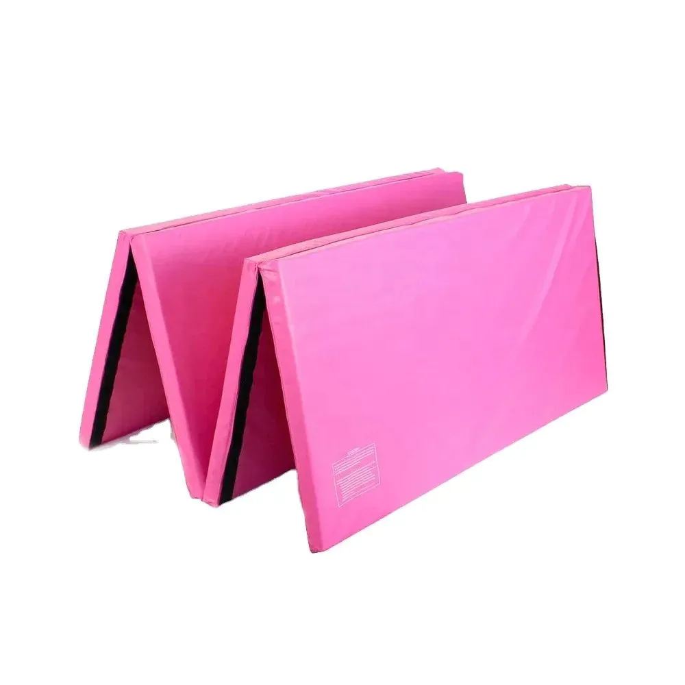 Nneoba Folding Foam Gymnastics Mat - Pink 180x150x5cm