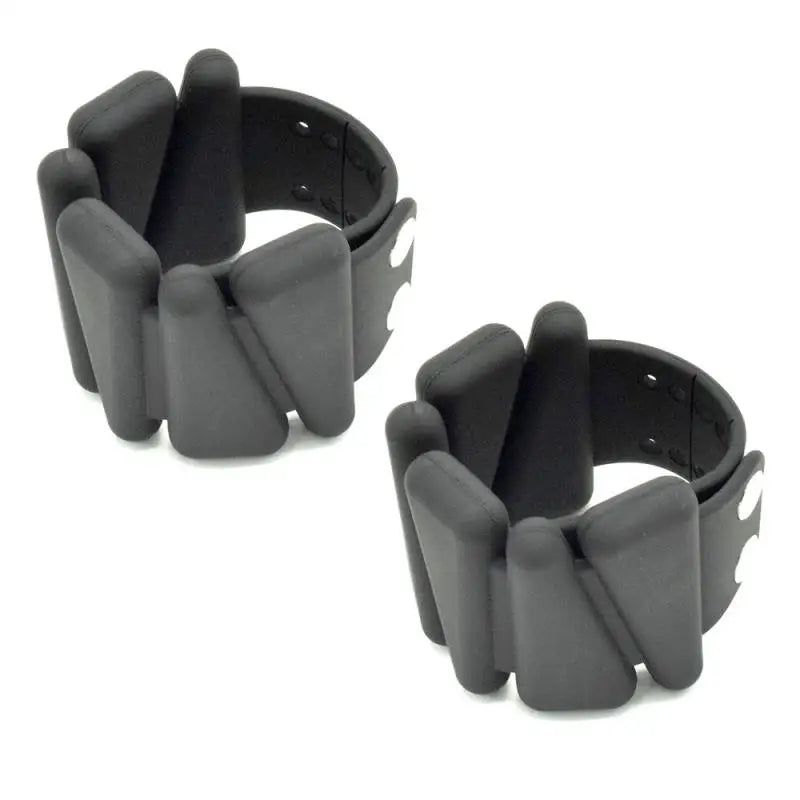 image-Nneoba Adjustable Ankle Weights - Black 900g Pair