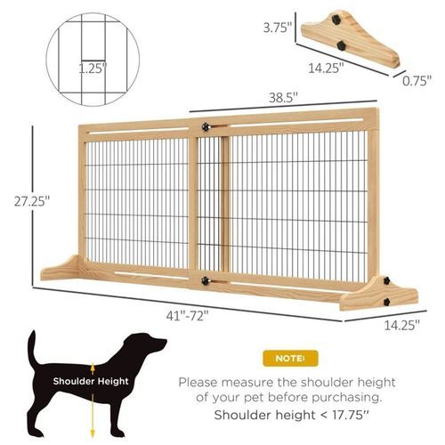 image-Fully Enclosed Cat Litter Box - Natural Pine Wood 41"-72" Long