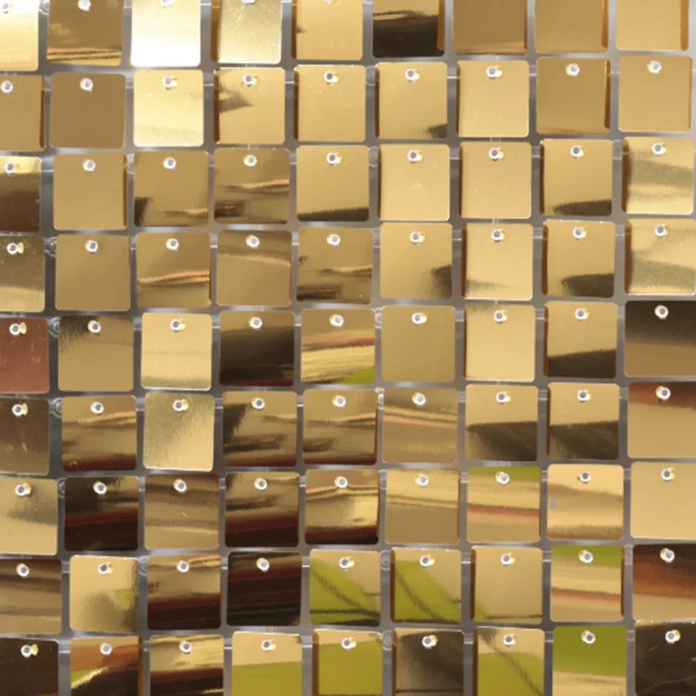 image-Nneoba Light Gold Shimmer Wall Backdrop - 18 Panels 3x6ft