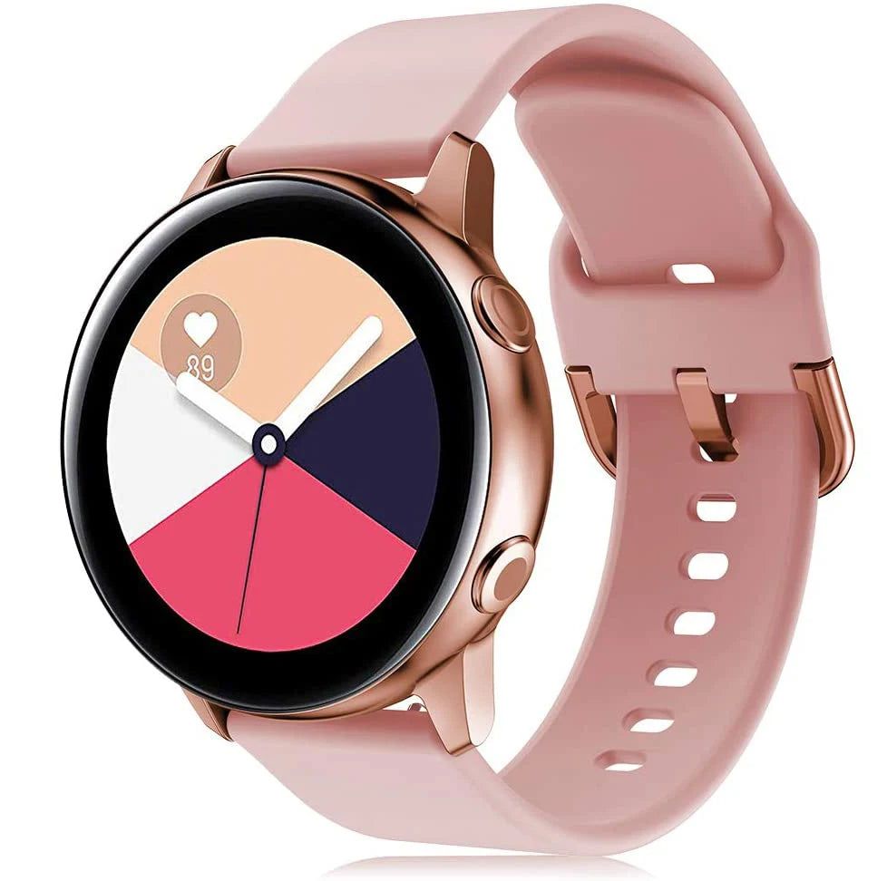 image-RMUTANE Silicone Watch Strap for Galaxy Watch Active 2 & Huawei