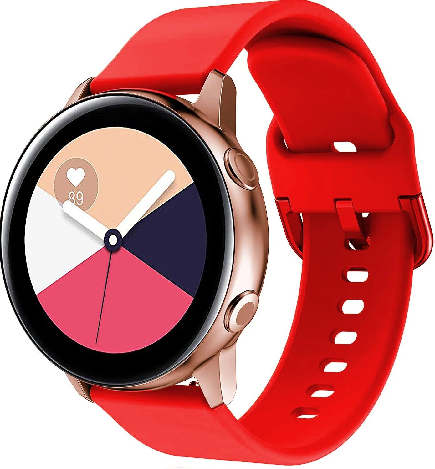 image-RMUTANE Silicone Watch Strap for Galaxy Watch Active 2 & Huawei