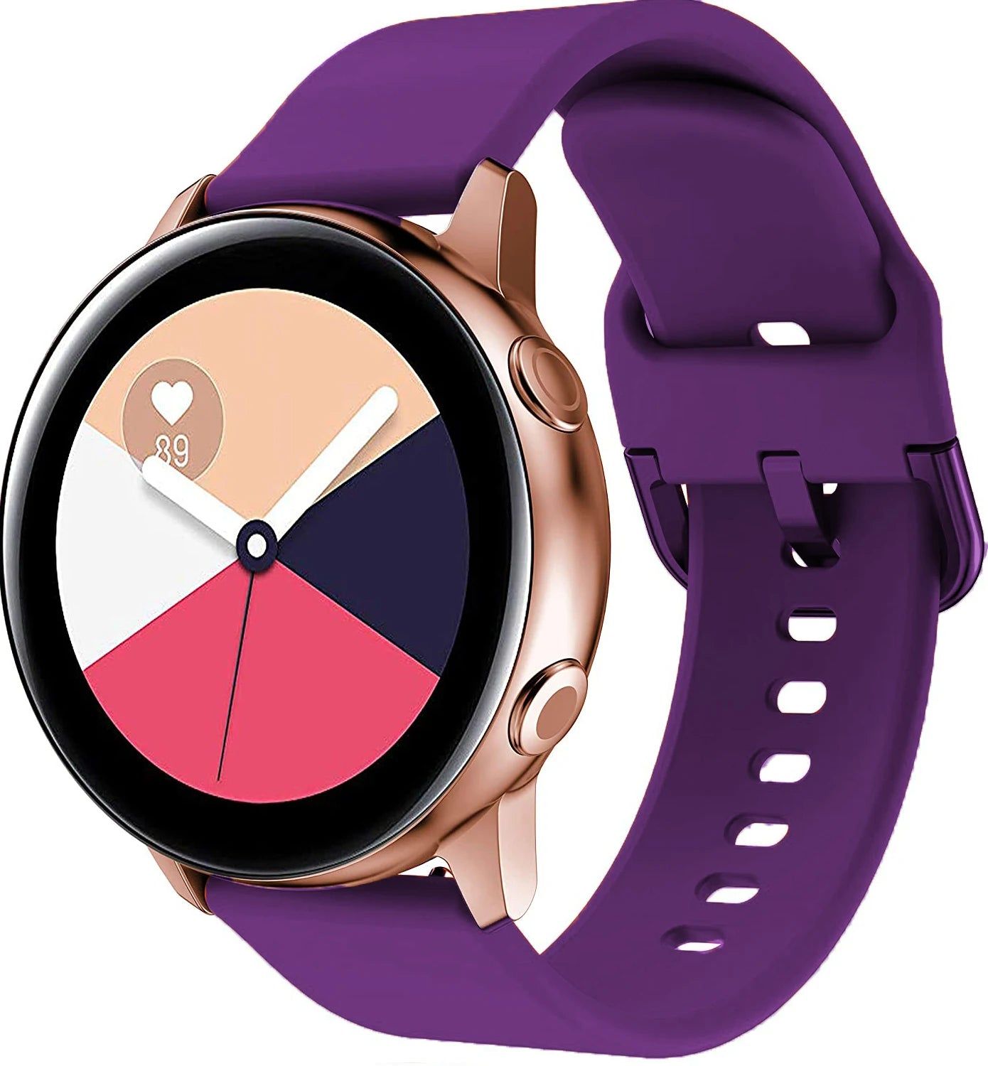 image-RMUTANE Silicone Watch Strap for Galaxy Watch Active 2 & Huawei