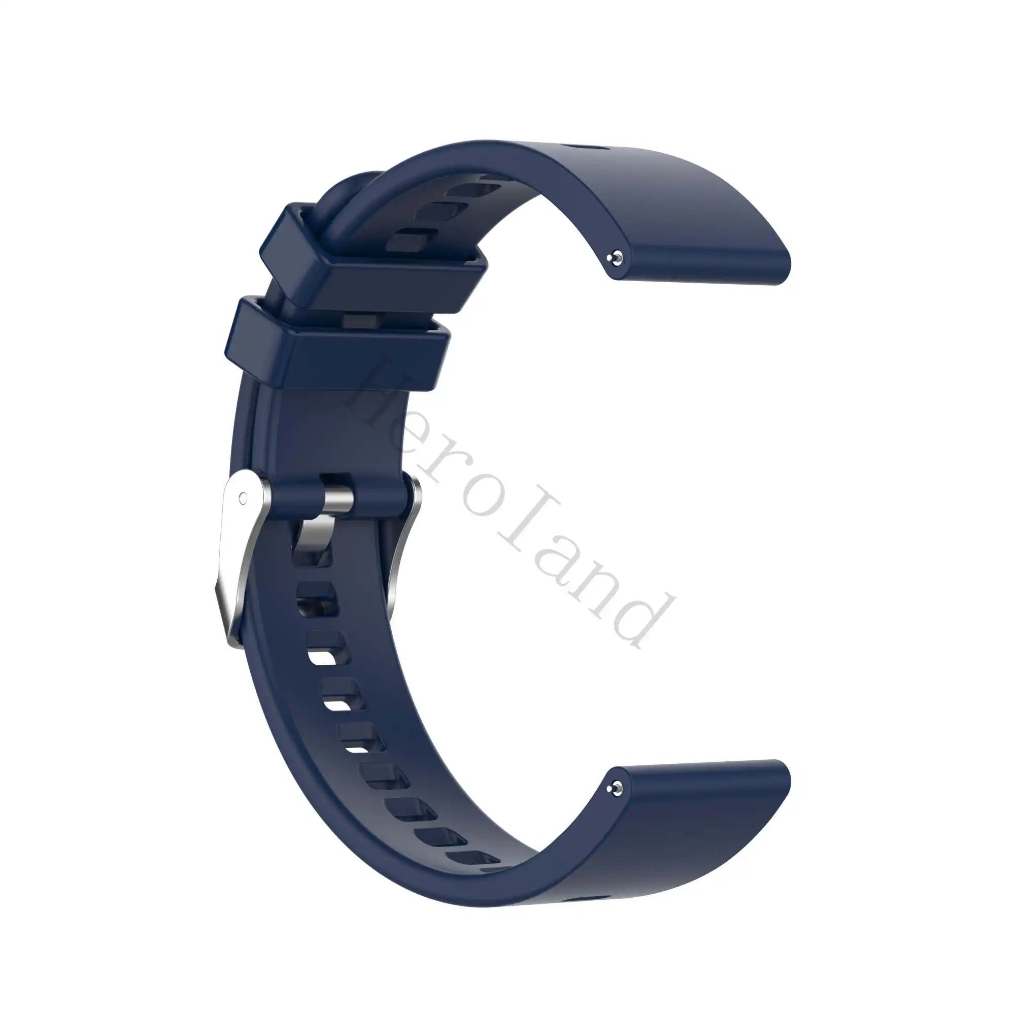 image-Hero Iand 20mm Silicone Watchstrap - Adjustable, Durable, Comfortable