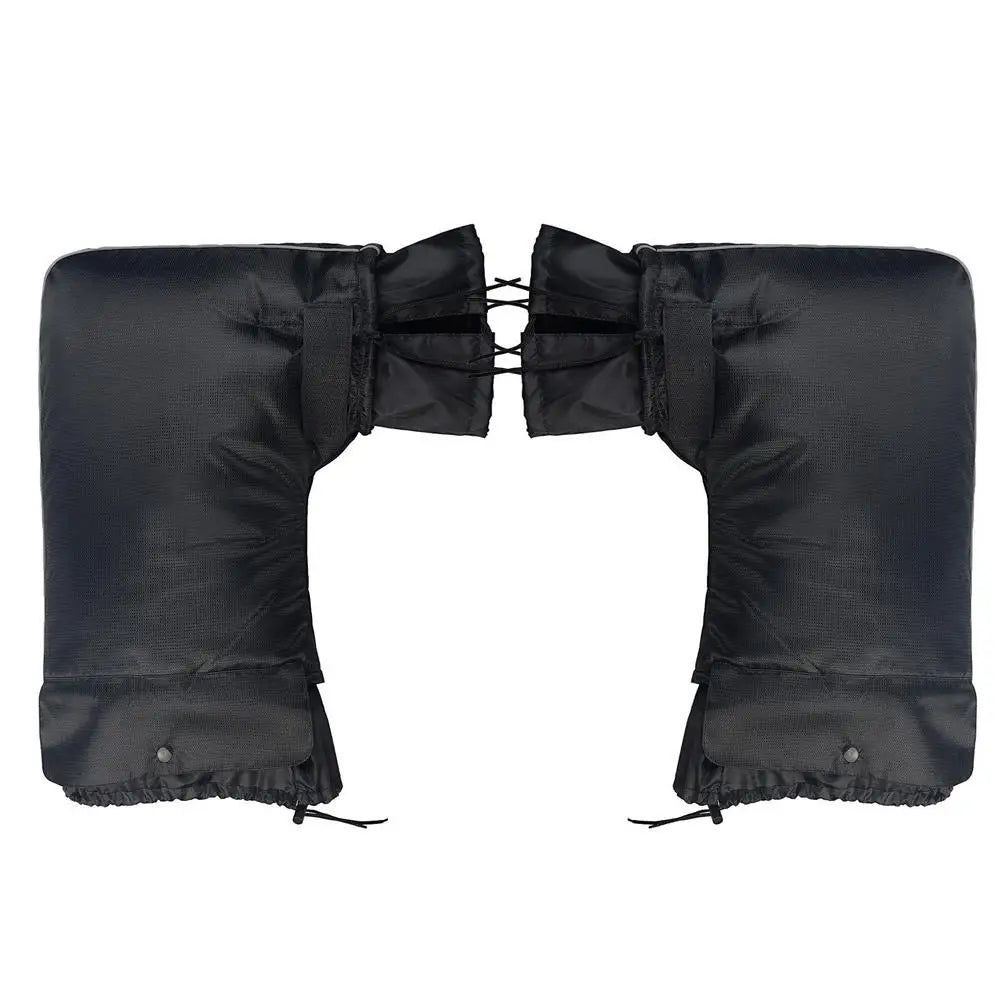 Motorcycle Handlebar Covers - Waterproof Warm Cotton Plush 35cm