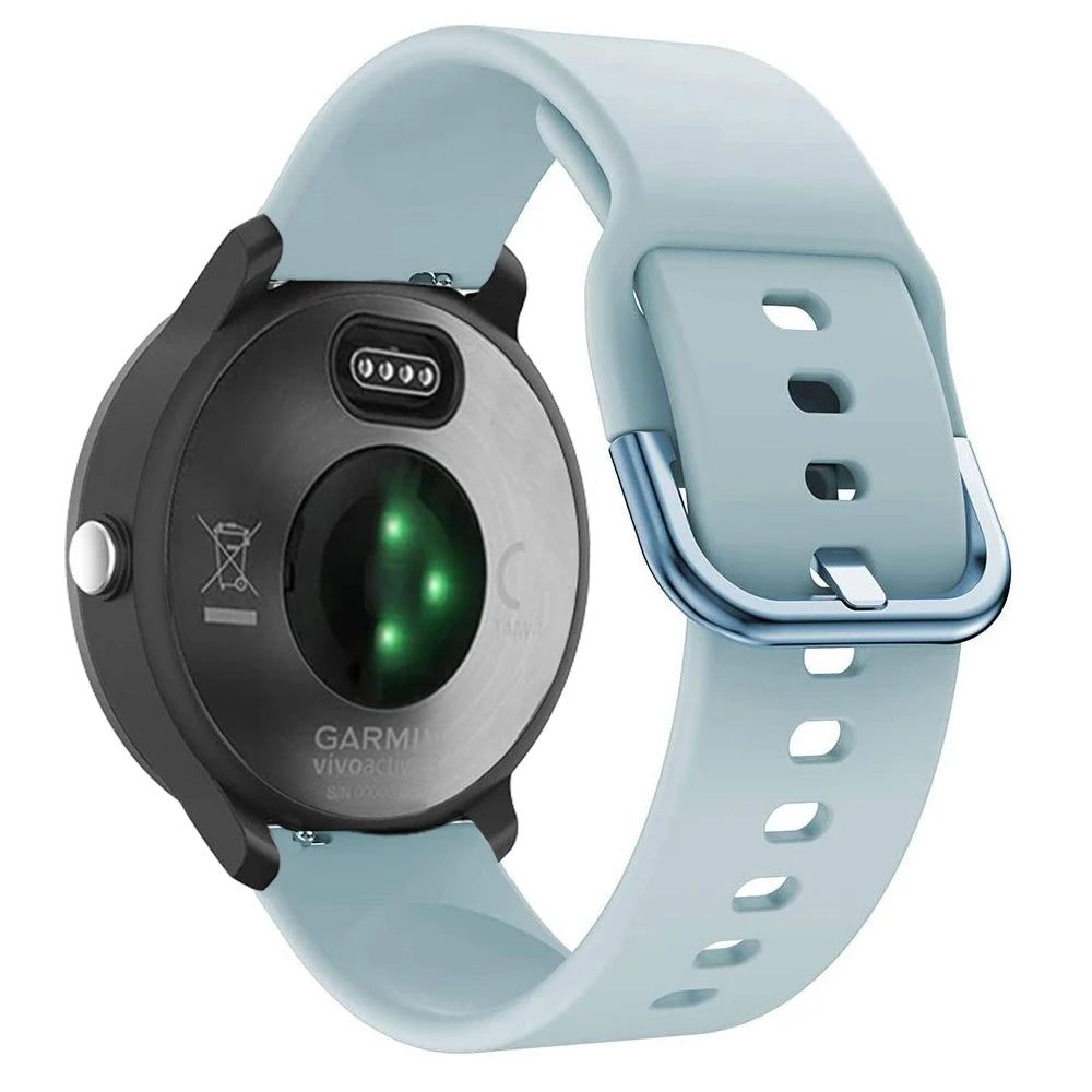 image-Chumoon Silicone Smartwatch Strap for Garmin & Samsung - Durable & Adjustable