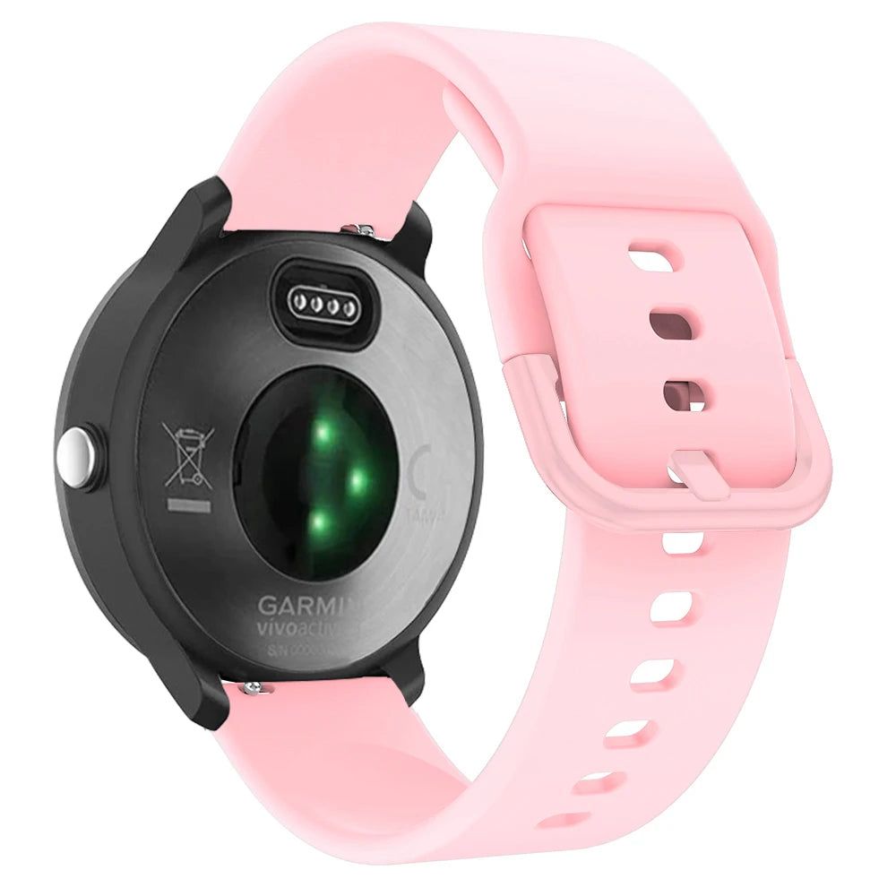 image-Chumoon Silicone Smartwatch Strap for Garmin & Samsung - Durable & Adjustable