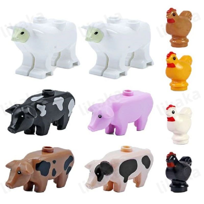 image-Likaka Animals Blocks - Creative Play, ABS Plastic, Ages 3+