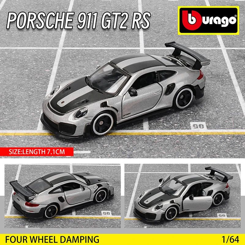 image-BBURAGO Ferrari SF90 SP1 Diecast Model Car 1:64 Collectible