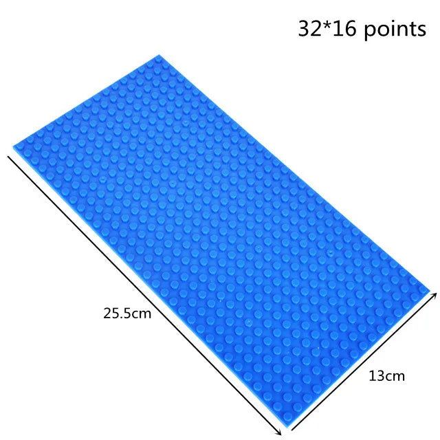 image-Battoom Classic Eco-Friendly 32x32 Dot Base Plates, Plastic - 25.6cm x 25.6cm