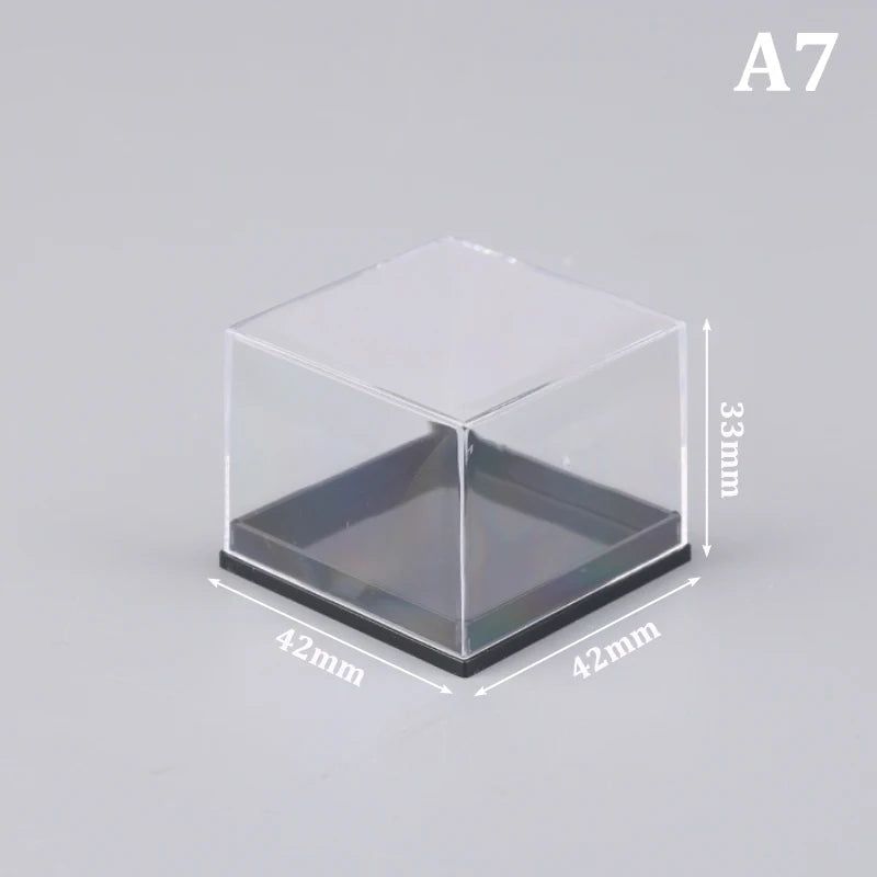 image-Mini Acrylic Storage Box - Gemstone Display & Coin Container