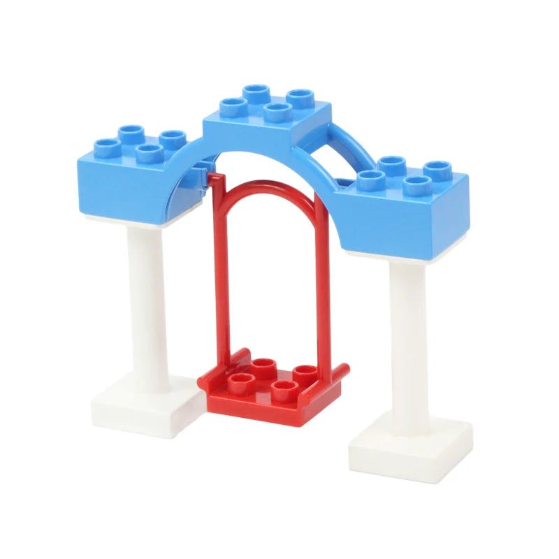 image-Yiuiuly ABS Building Blocks - Compatible with Duplo & Lego 