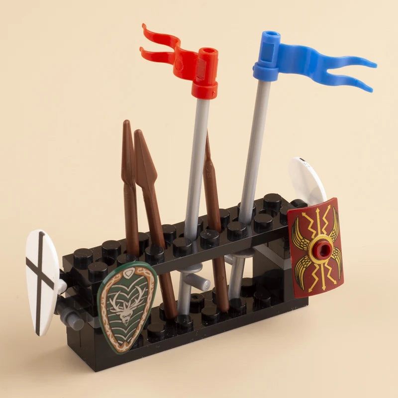 image-Brickpanda Medieval Castle Siege Weapons Building Blocks Set - Creative Play