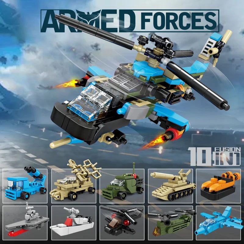 image-KNEW BUILT Mini Building Blocks Set 400pc