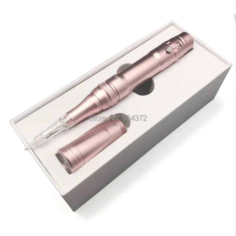 image-XIMUKA Rose Gold Wireless Permanent Makeup Tattoo Machine