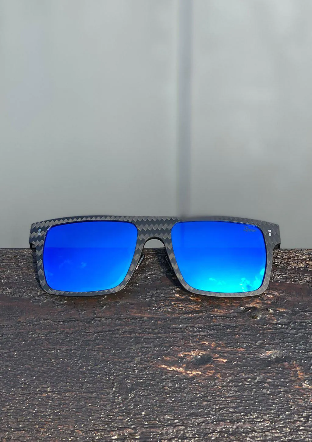 image-Fibrous V4 Square Carbon Fiber Polarized Sunglasses - UV400 Black
